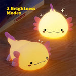 Veilleuse axolotl en silicone - Vignette | Veilleuse Bébé
