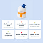 Veilleuse Bonhomme de Neige en Silicone - Vignette | Veilleuse Bébé