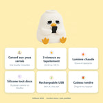 Veilleuse Canard Geek en Silicone - Vignette | Veilleuse Bébé