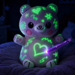 Veilleuse Peluche Dessin Phosphorescent - Chat - Vignette | Veilleuse Bébé