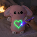 Veilleuse Peluche Dessin Phosphorescent - Lapin - Vignette | Veilleuse Bébé