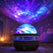 Projecteur ciel etoile galaxie allume dans une chambre cosy