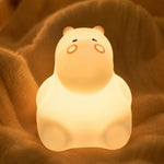 Veilleuse hippopotame en silicone - Vignette | Veilleuse Bébé