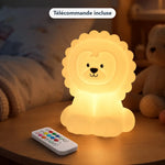 Veilleuse lion en silicone - Vignette | Veilleuse Bébé