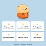 Veilleuse Bébé Loutre à Bulle - Vignette | Veilleuse Bébé