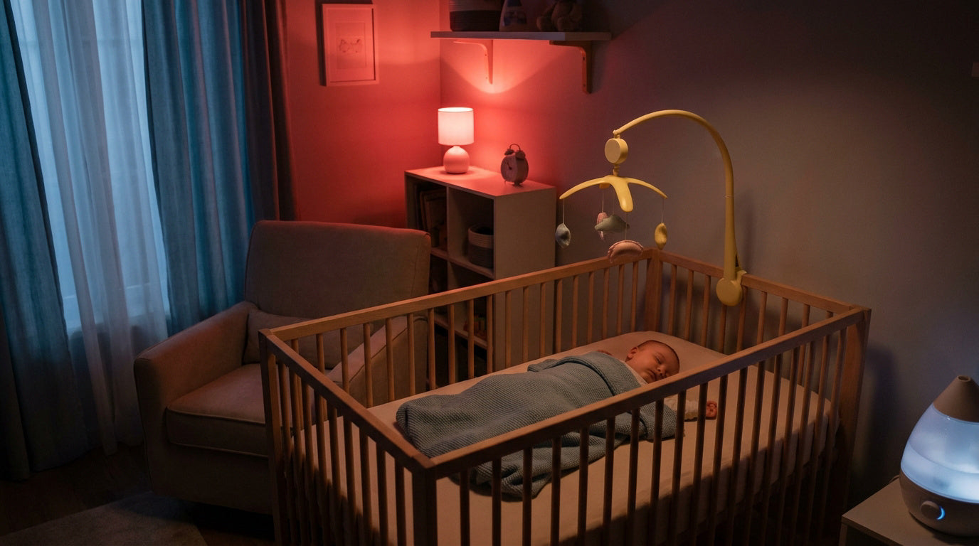 Pourquoi la lumière rouge aide votre bébé à s'endormir