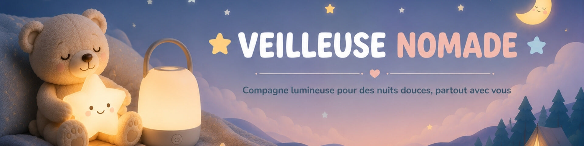 Veilleuse nomade