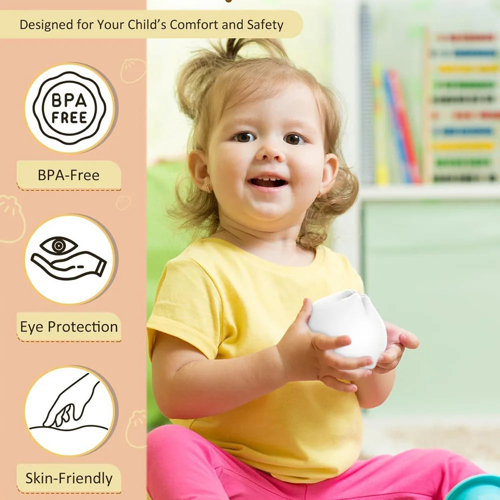 Veilleuse Bao silicone doux sans BPA, format compact idee cadeau