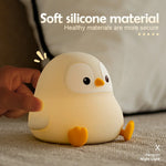 Veilleuse Pingouin en Silicone - Vignette | Veilleuse Bébé