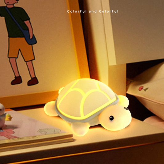 Veilleuse tortue en silicone
