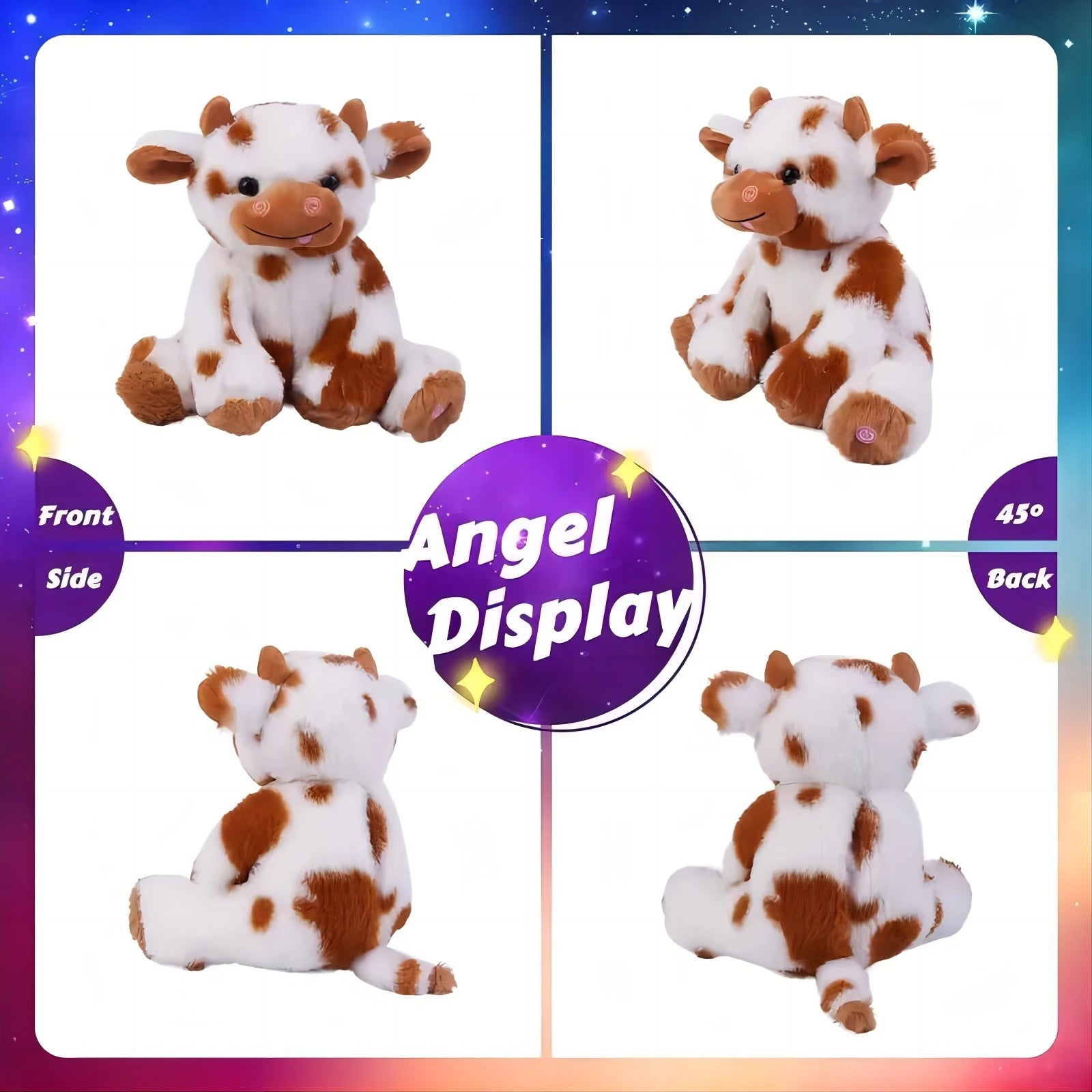 Veilleuse peluche vache — vue 4