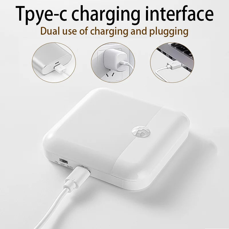 Veilleuse à capteur de mouvement rechargeable USB-C — vue 4