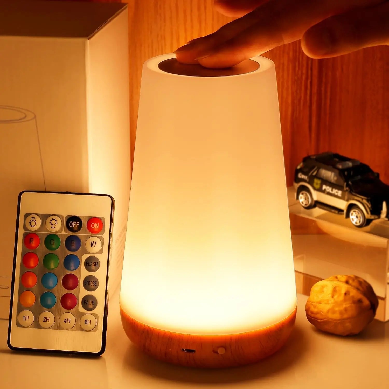 Veilleuse bébé nomade avec télécommande