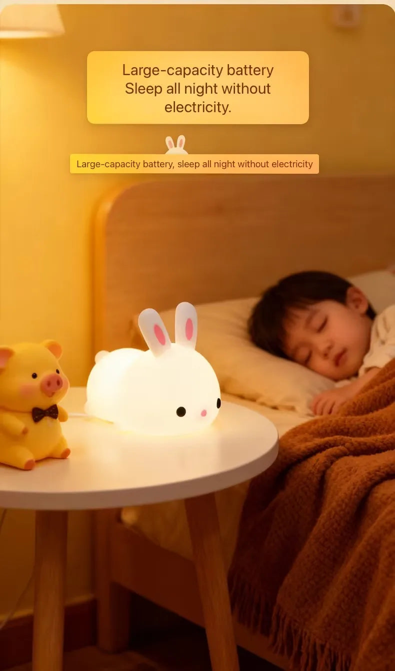 Veilleuse bébé lapin RGB — vue 3