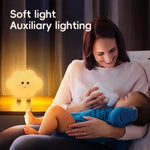 Set mural nuage, lune et étoile en silicone - Vignette | Veilleuse Bébé