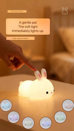 Veilleuse bébé lapin RGB - Vignette | Veilleuse Bébé