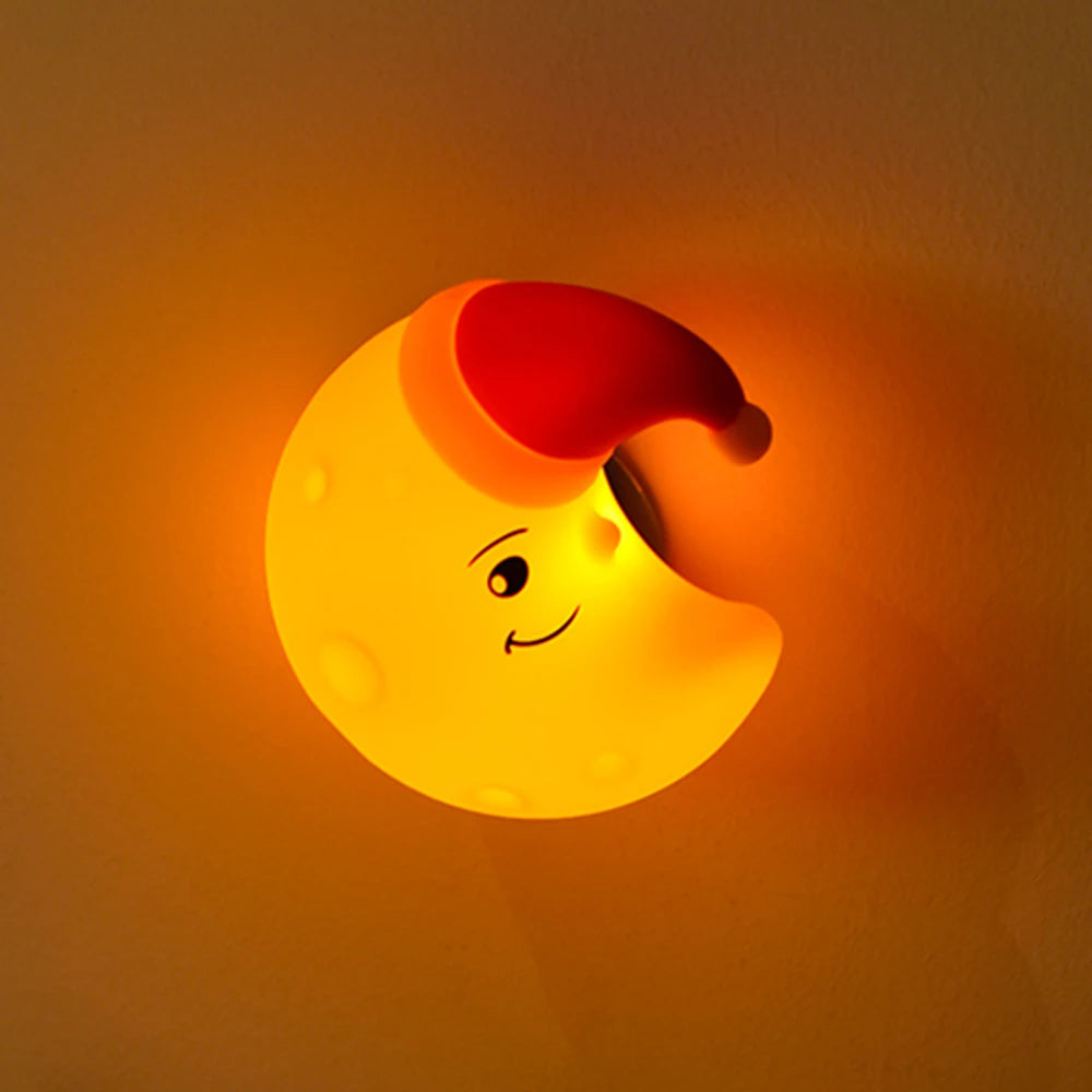 Set mural nuage, lune et étoile en silicone — vue 8
