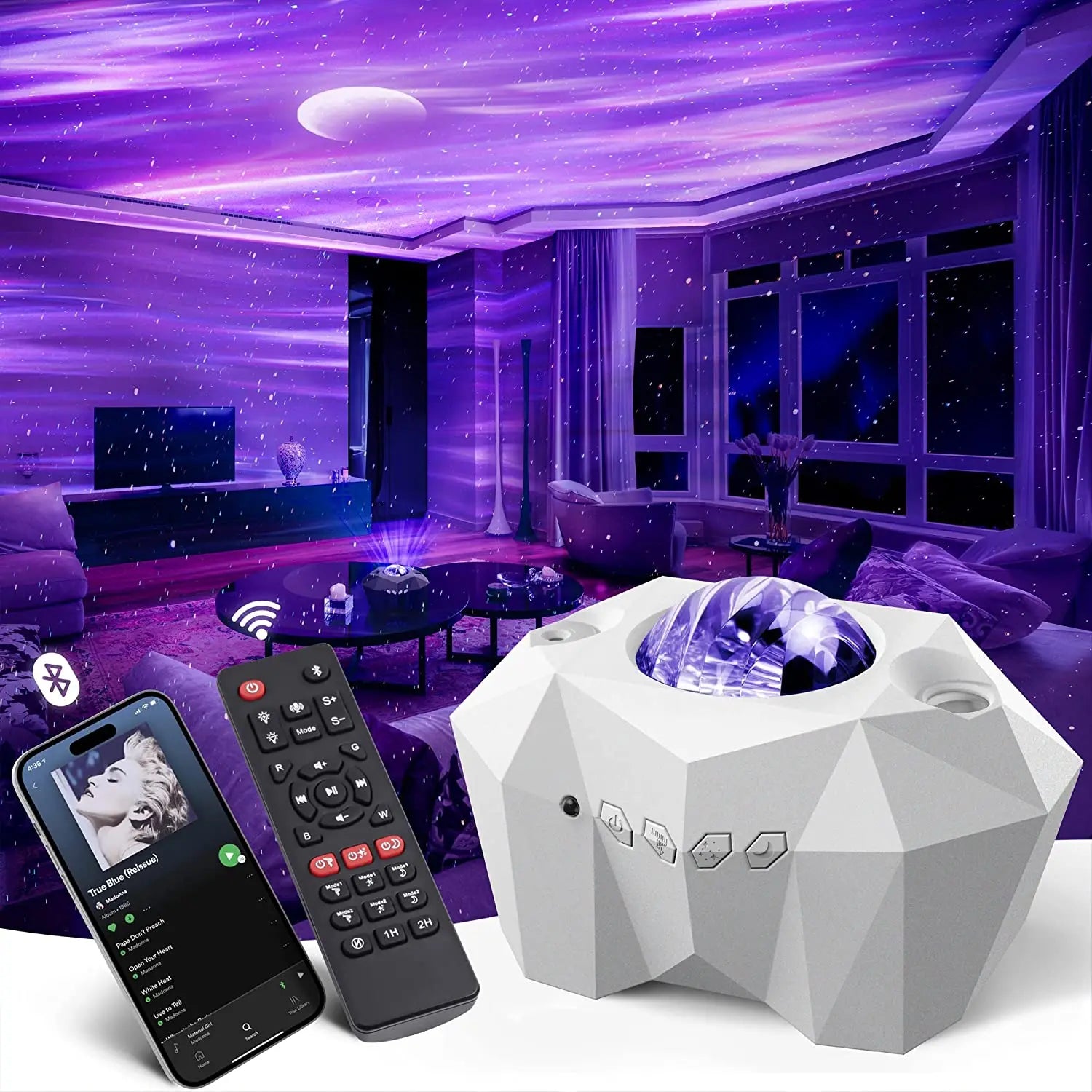 Projecteur étoile plafond Aurora