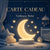 Carte cadeau Veilleuse Bébé — veilleuse lune illustrée