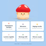 Veilleuse Champignon en Silicone - Vignette | Veilleuse Bébé