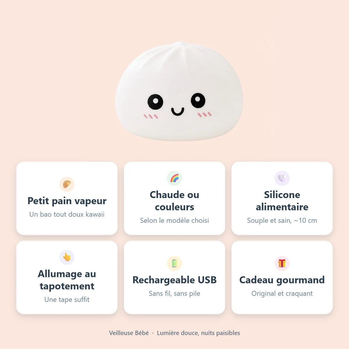 Infographie — atouts de la veilleuse