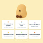Veilleuse Pomme de Terre en Silicone - Vignette | Veilleuse Bébé
