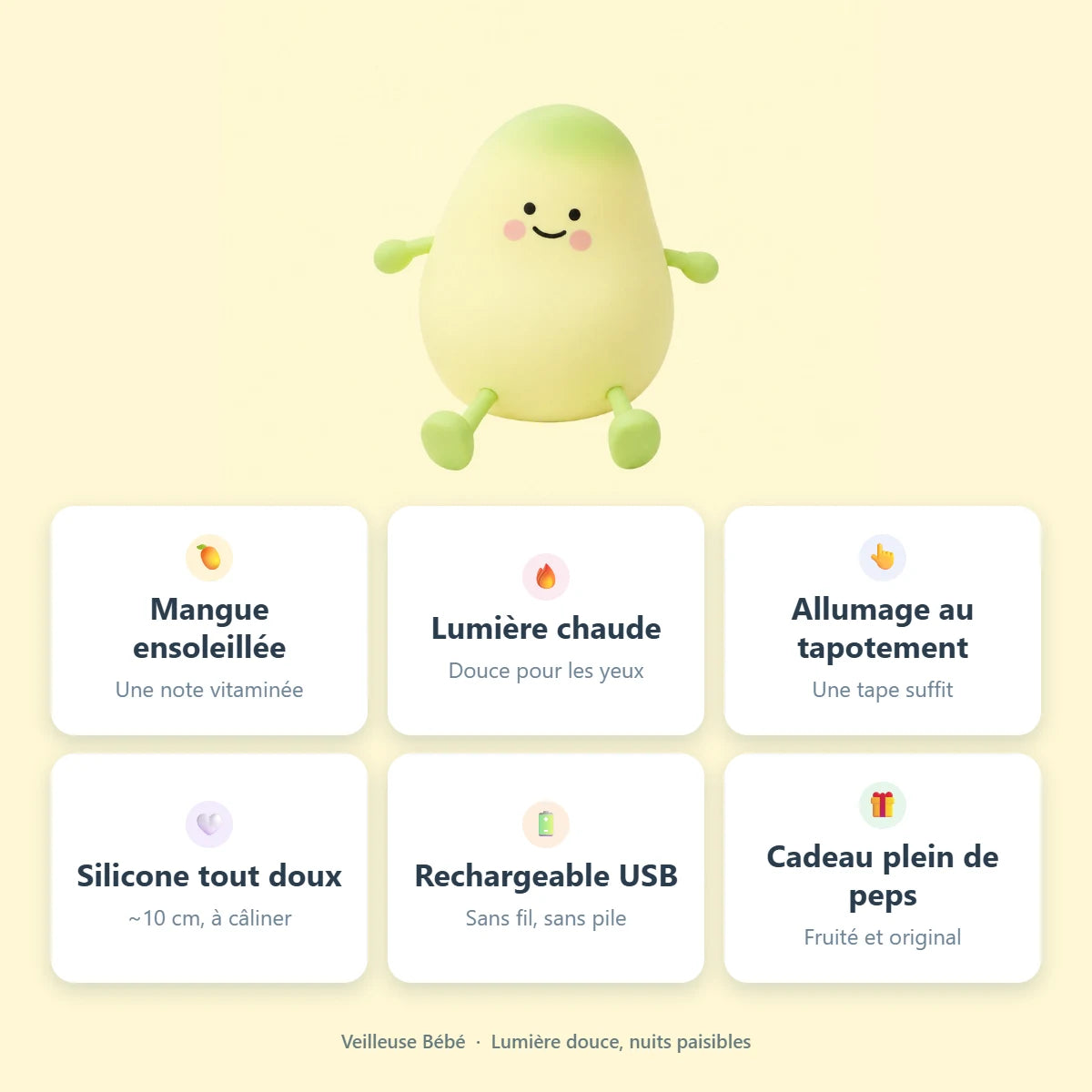 Infographie — atouts de la veilleuse