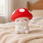 Veilleuse Champignon Endormi en Silicone - Vignette | Veilleuse Bébé