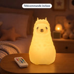 Veilleuse alpaga en silicone - Vignette | Veilleuse Bébé