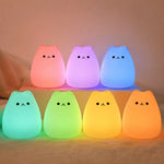 Veilleuse chat en silicone - Vignette | Veilleuse Bébé