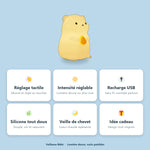 Veilleuse hamster en silicone - Vignette | Veilleuse Bébé