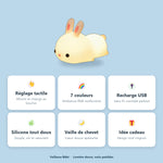 Veilleuse bébé lapin RGB - Vignette | Veilleuse Bébé
