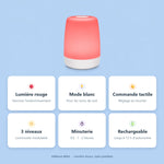 Veilleuse lumière rouge rechargeable - Vignette | Veilleuse Bébé