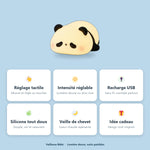 Veilleuse panda en silicone - Vignette | Veilleuse Bébé